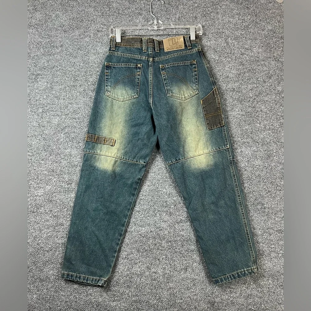 Vintage Loco Streetgear Jeans Boys Sz 14 Waist 28in‎ Streetwear Stone Wash Y2K